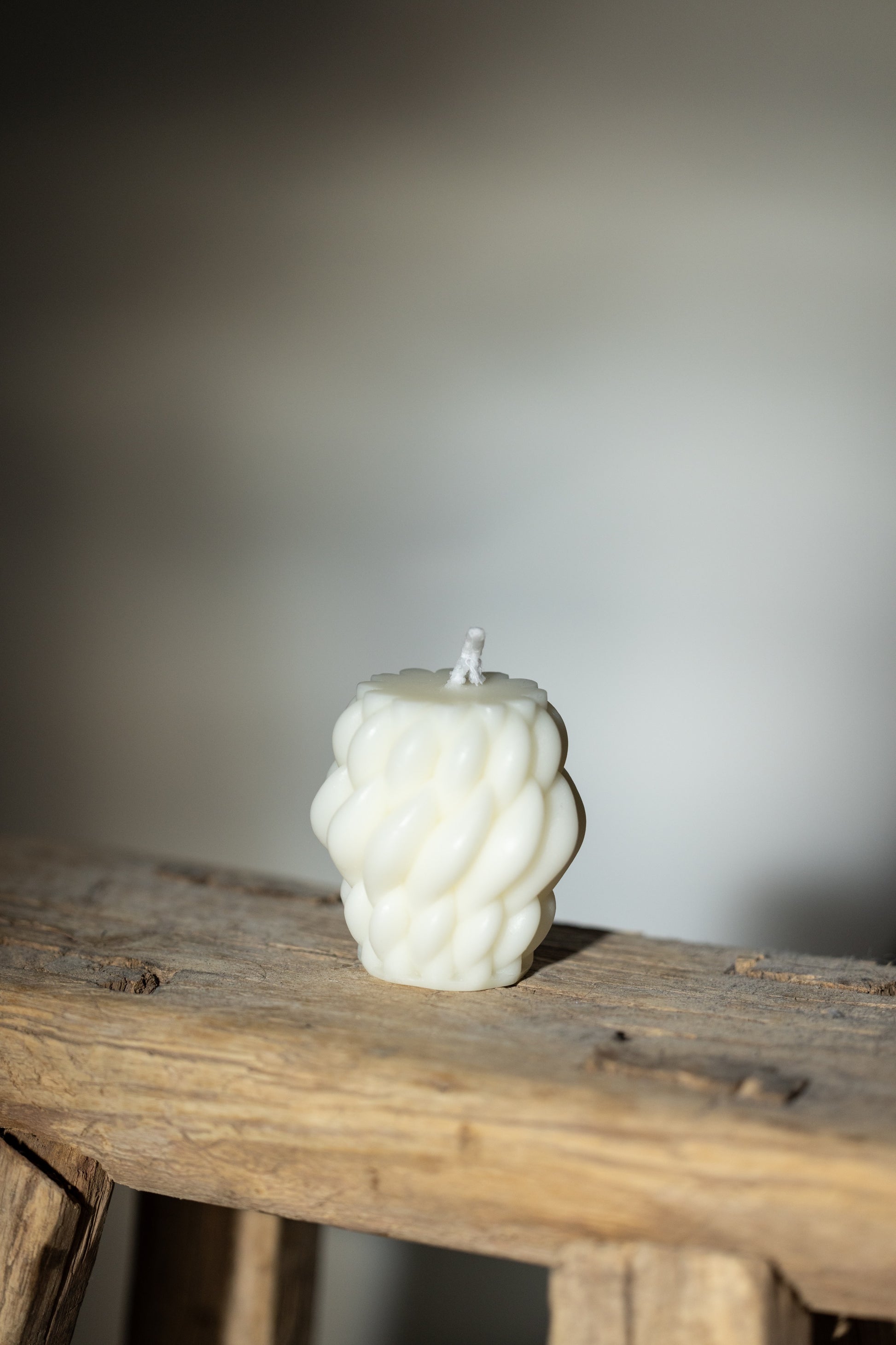 Braided Geometric Candle