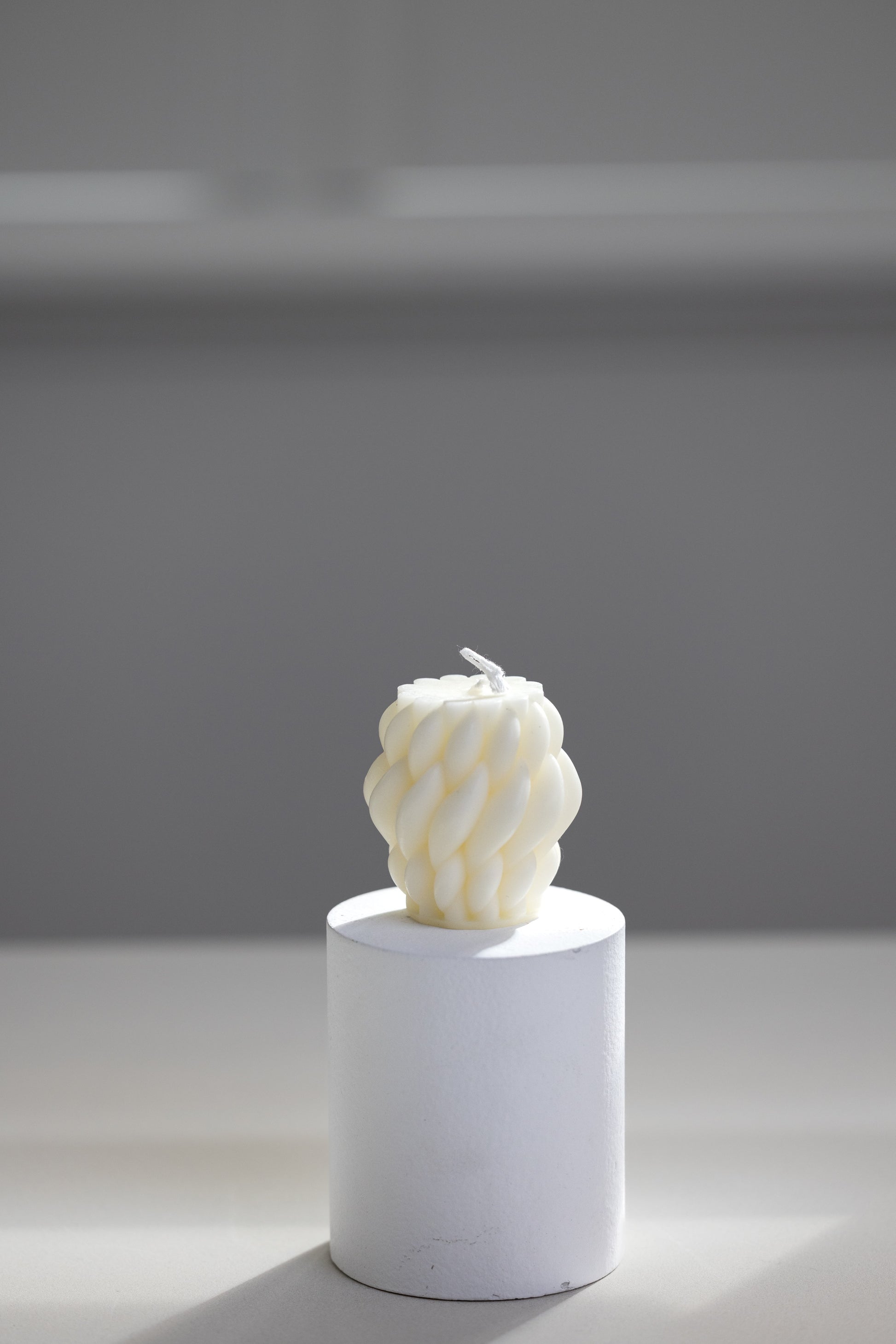 Braided Geometric Candle