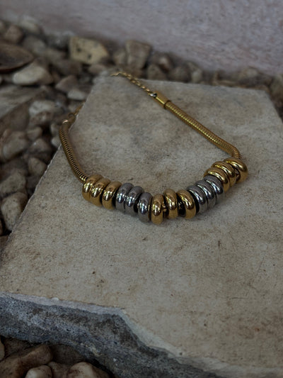 Eterna Duo-Tone - waterproof tarnish resistant hypoallergenic bracelet